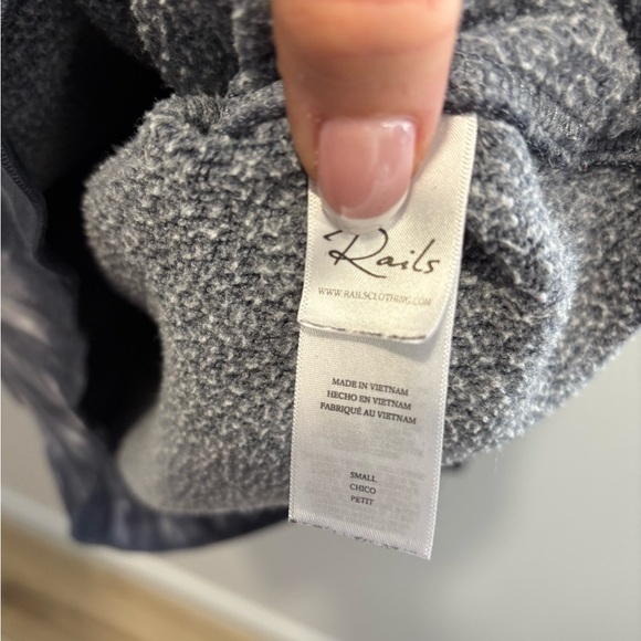 EUC-Rails Fulton Tie Dye Hoodie Sweatshirt Mens Blue Pullover - Picture 7 of 9